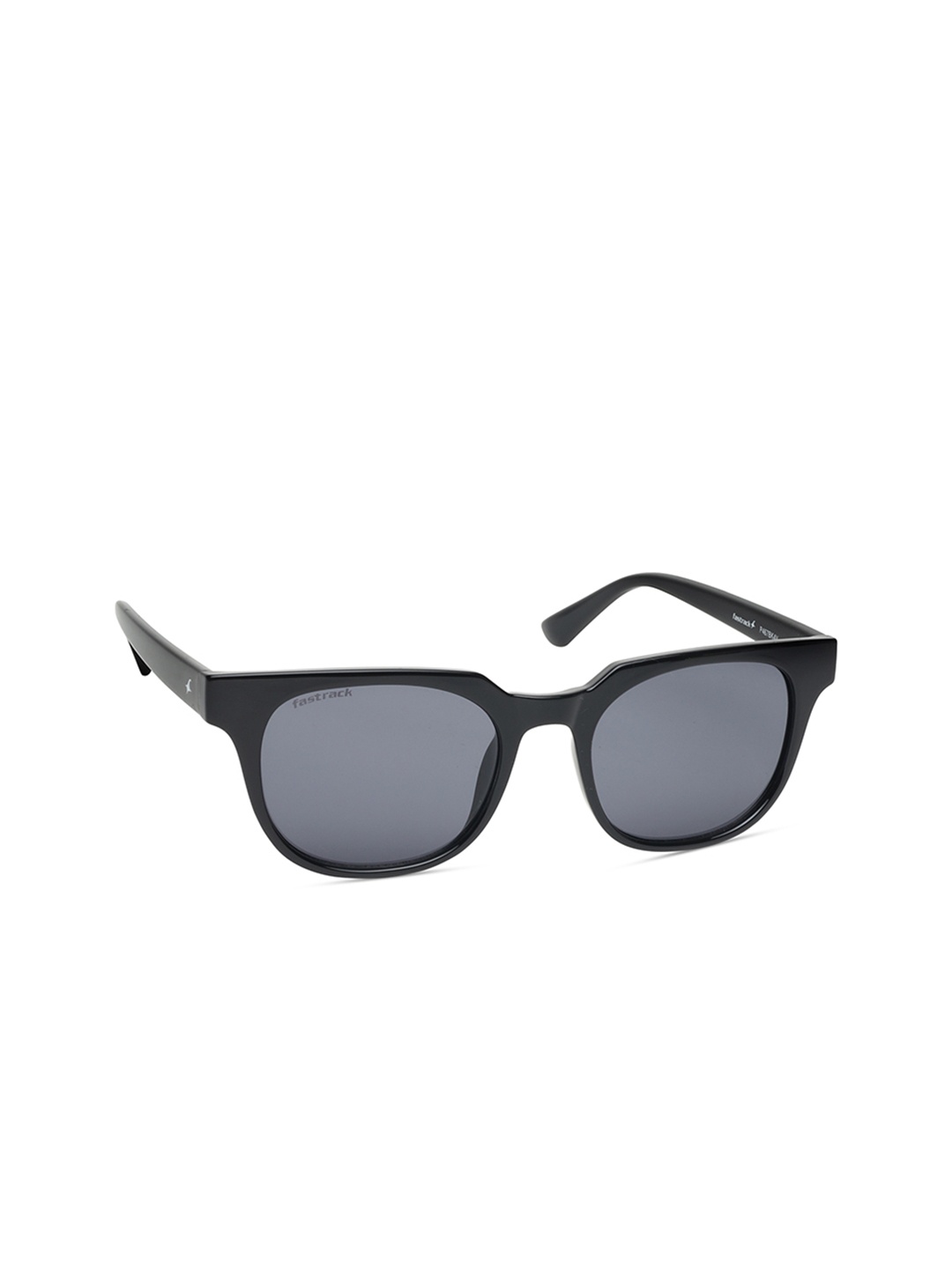 Fastrack Unisex Round Sunglasses with UV Protected Lens P467BK4V, Black