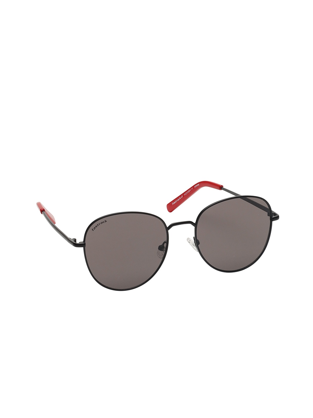 

Fastrack Unisex Round Sunglasses with UV Protected Lens M255BK1V, Black