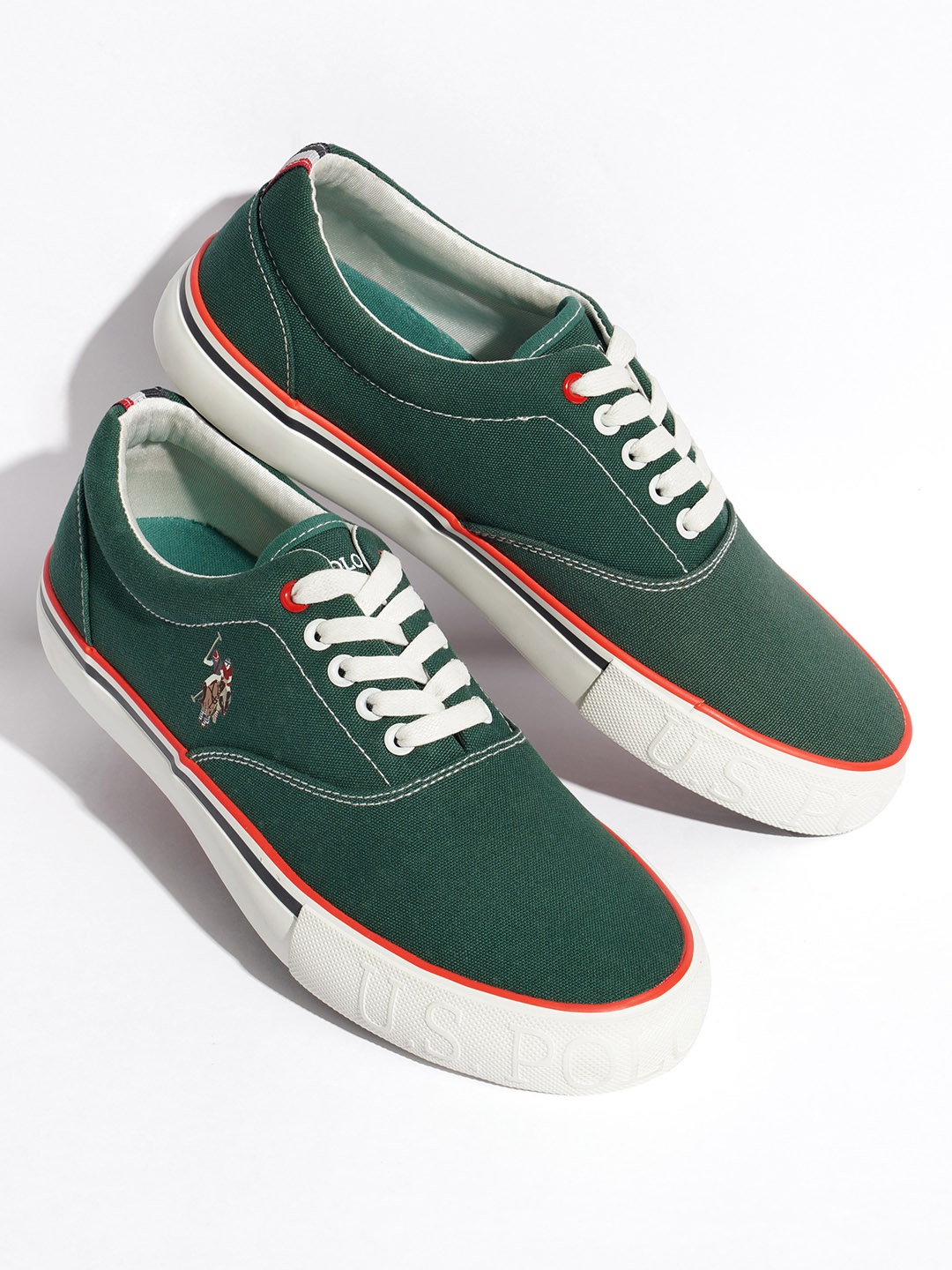 

U.S. Polo Assn. Men Clyde Classics Round Toe Sneakers, Green