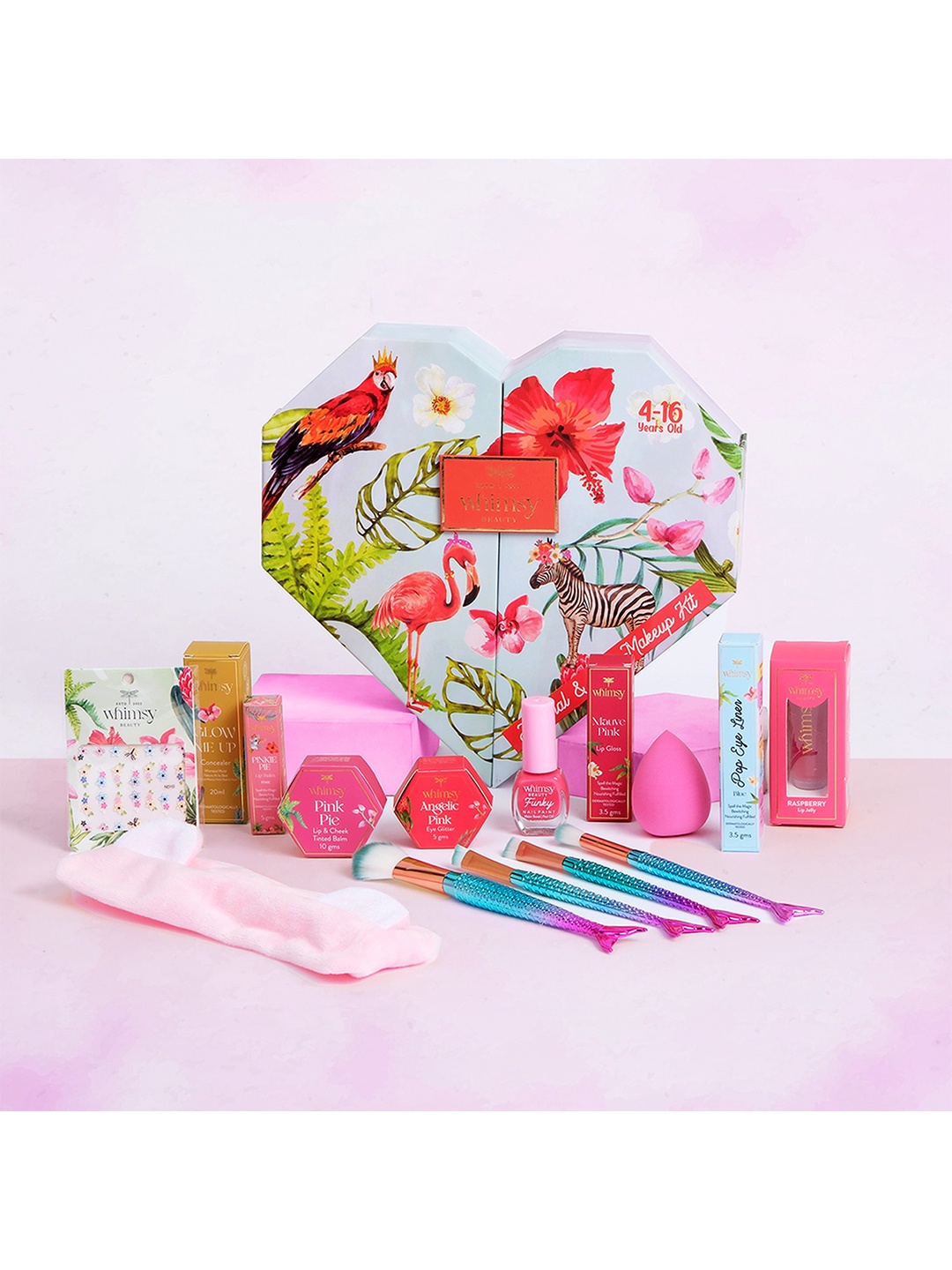

Whimsy Beauty Set Of 15 Eye Glitter,Tinted Balm, Lip Balm, Concealer, Eyeliner, Lip Gloss, Multi