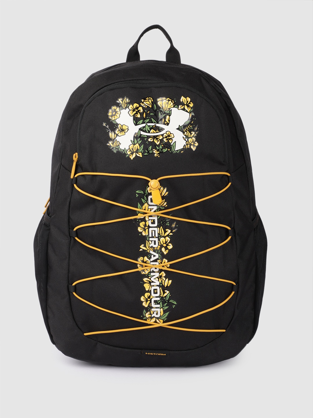 

UNDER ARMOUR Unisex Camouflaged Water Repellent Hustle Sport Backpack, Black
