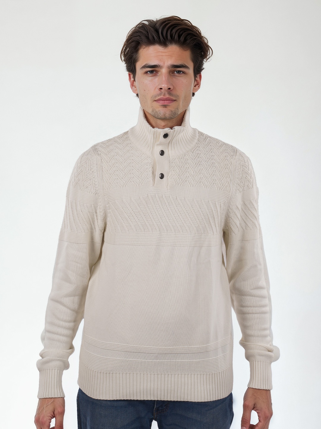 

Celio Men Pullover, Off white