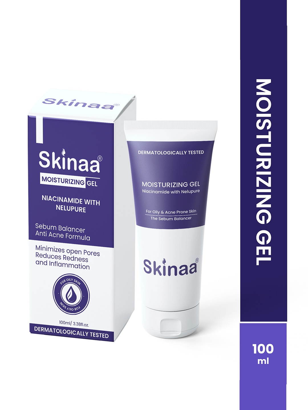 

SKINAA Moisturizing Gel With Niacinamide - 100 ml, Purple