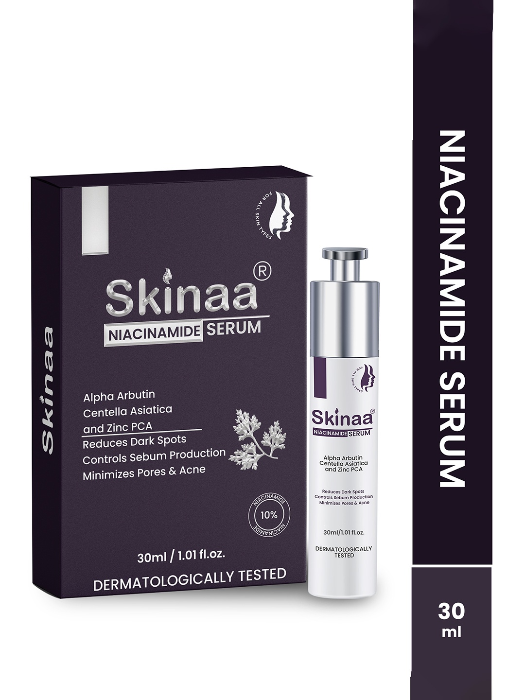 

SKINAA Anti-Acne Alpha Arbutin Niacinamide Serum For Dark Spots- 30ml, Brown