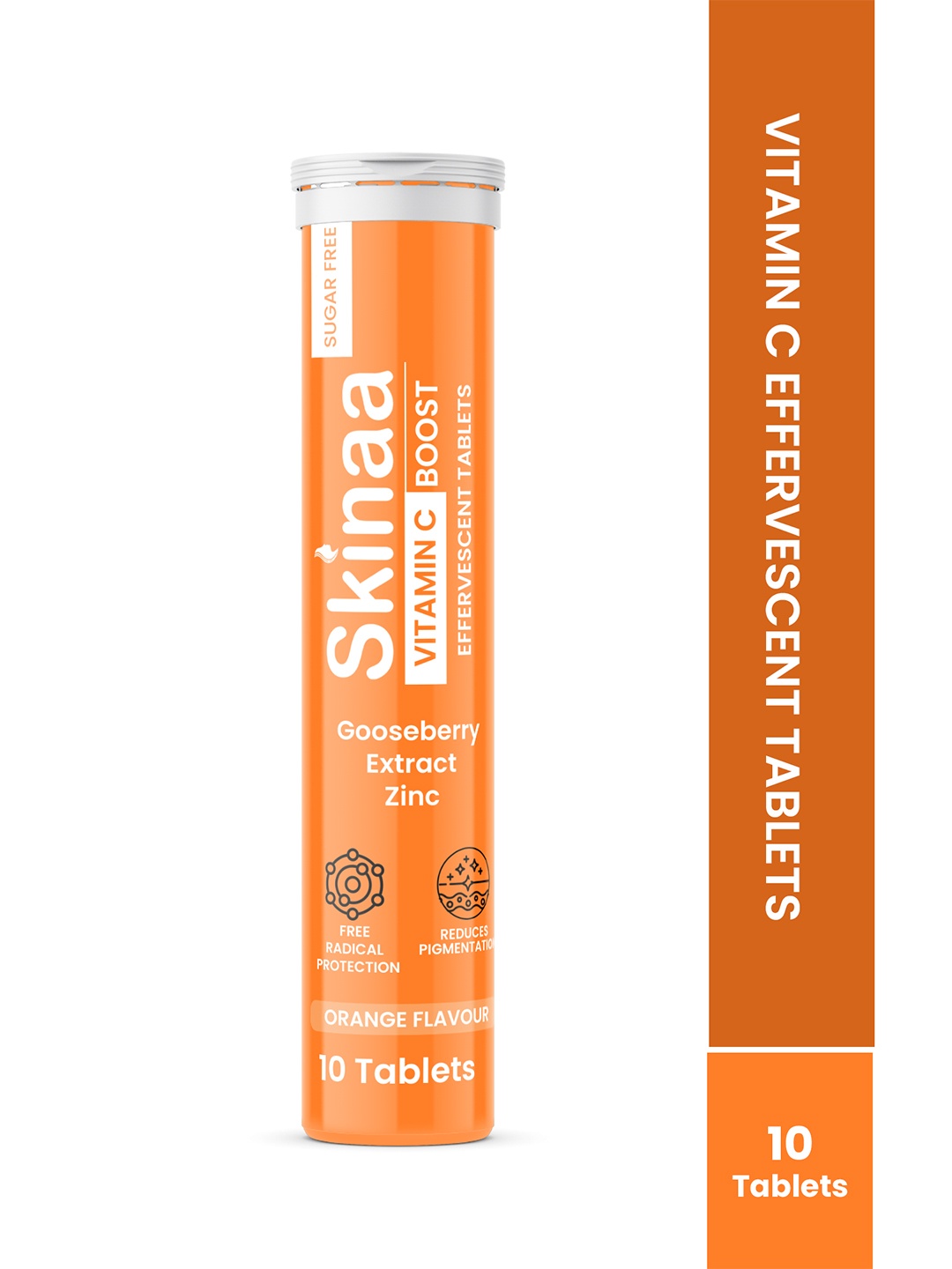 

SKINAA Vitamin C Tablets- Orange Flavour-10 Tablets