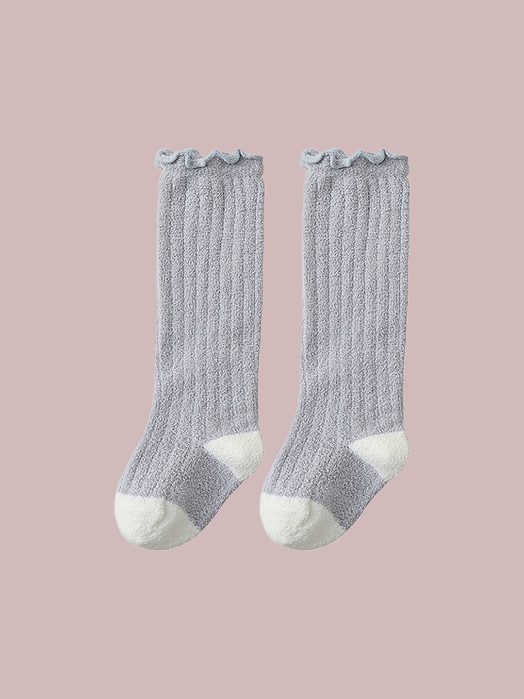 

SYGA Kids Above Knee Socks, Grey