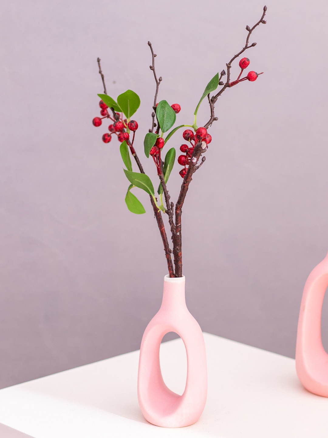 

The Decor Mantra Pink Ceramic Flower Vase