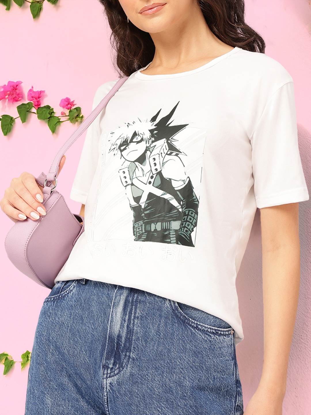 

DressBerry Visual Flair Printed T-shirt, White