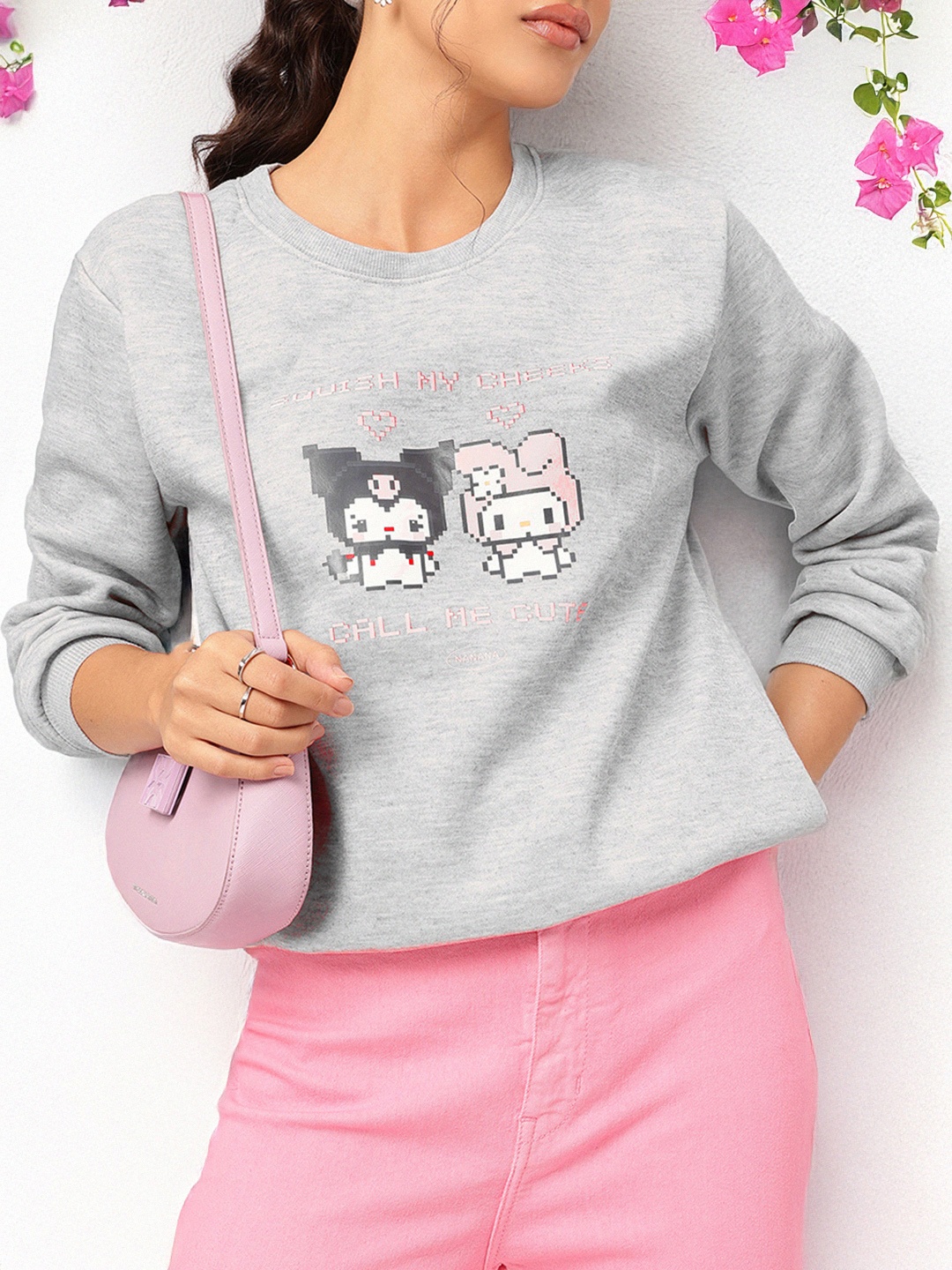 

DressBerry Cozy Comfort Graphic Sweatshirt, Grey