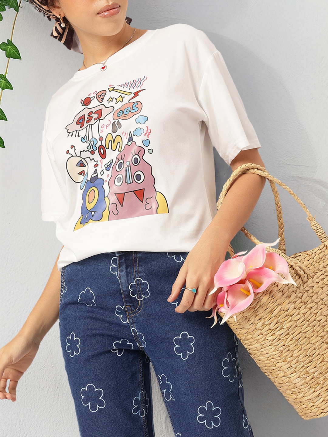 

DressBerry Lazy Sundays T-Shirt, White