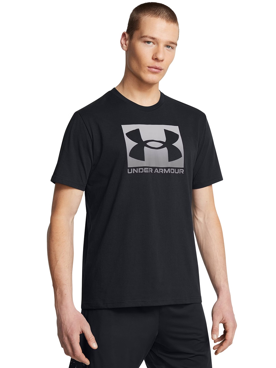 

UNDER ARMOUR Brand Logo Print Outdoor T-shirt, Black