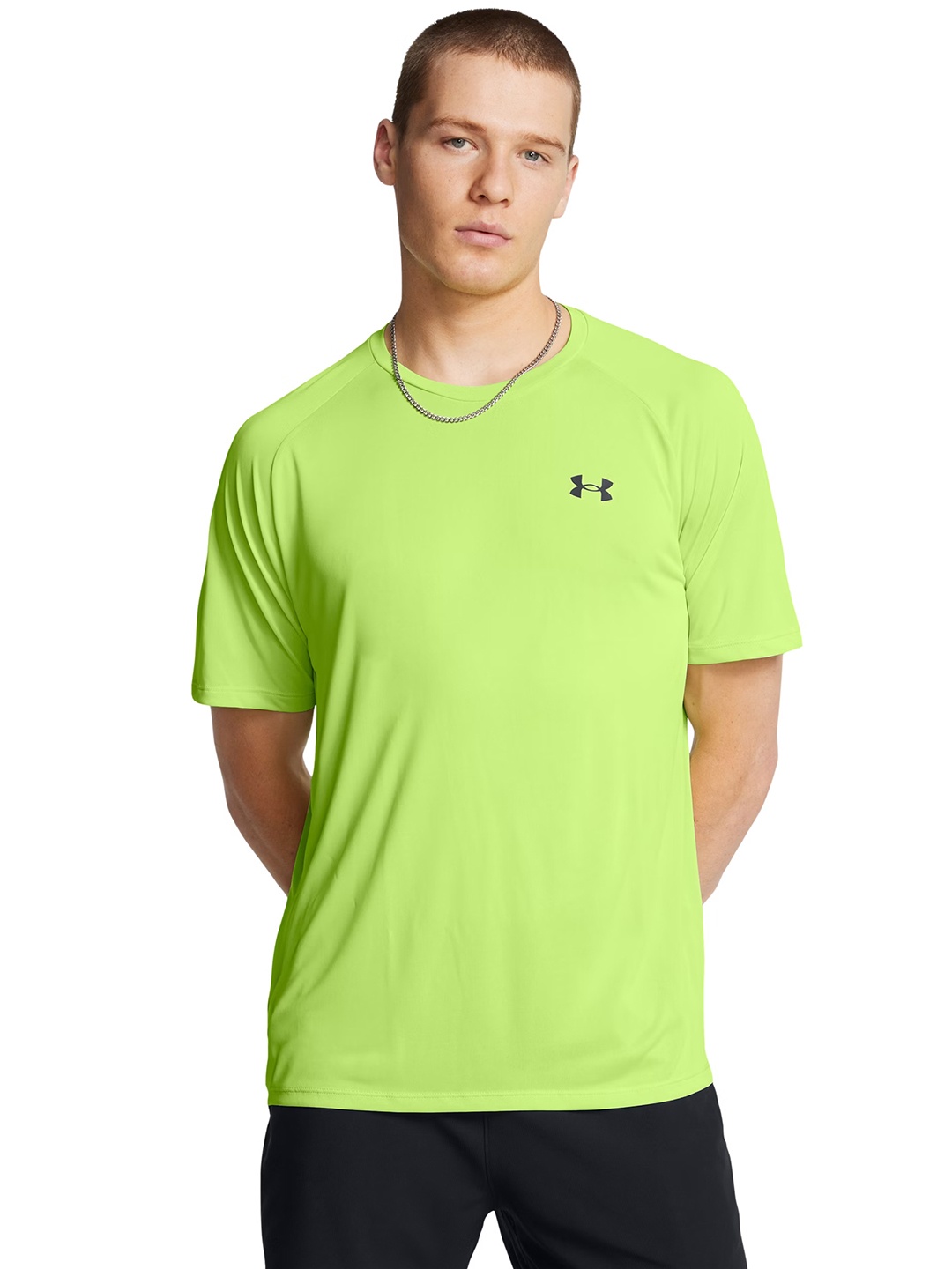 

UNDER ARMOUR Tech 2.0 Ss Tshirt Round Neck T-shirt, Fluorescent green