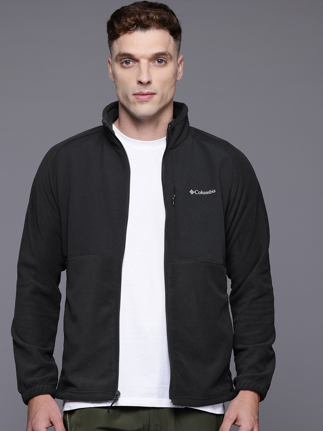 

Columbia Men Sage Peak Fleece Lightweight Outdoor Sporty Jacket, Black