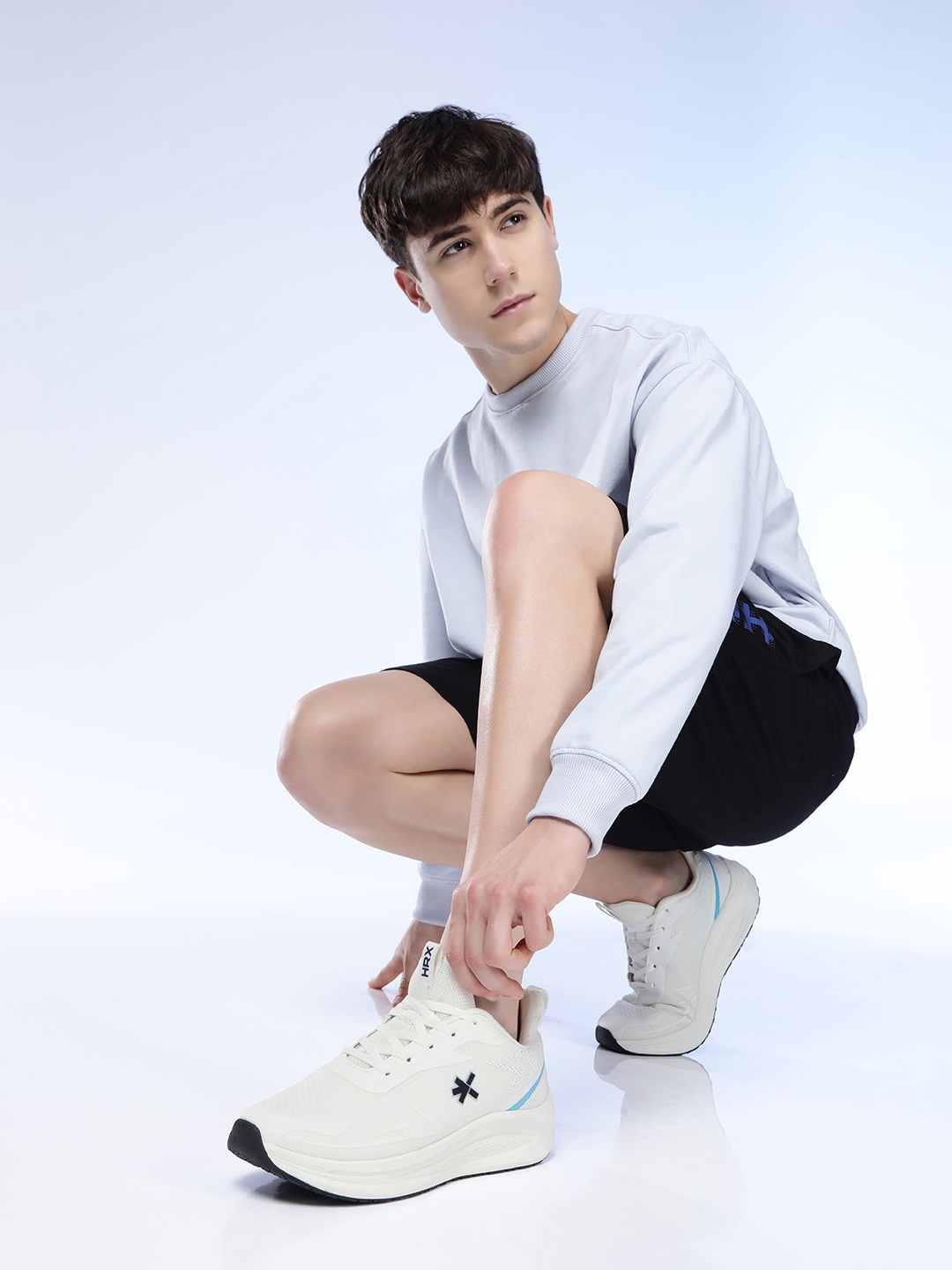 

HRX by Hrithik Roshan Men Woven Design Running Shoes, White