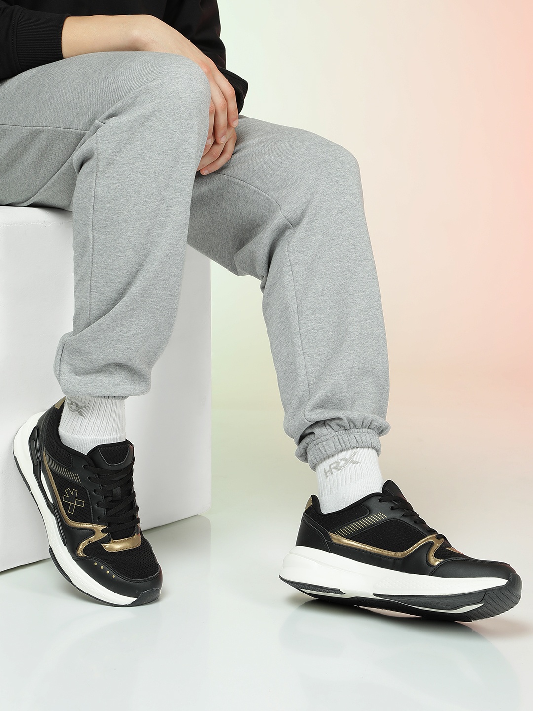 

HRX by Hrithik Roshan Men Everyday Sneakers, Black