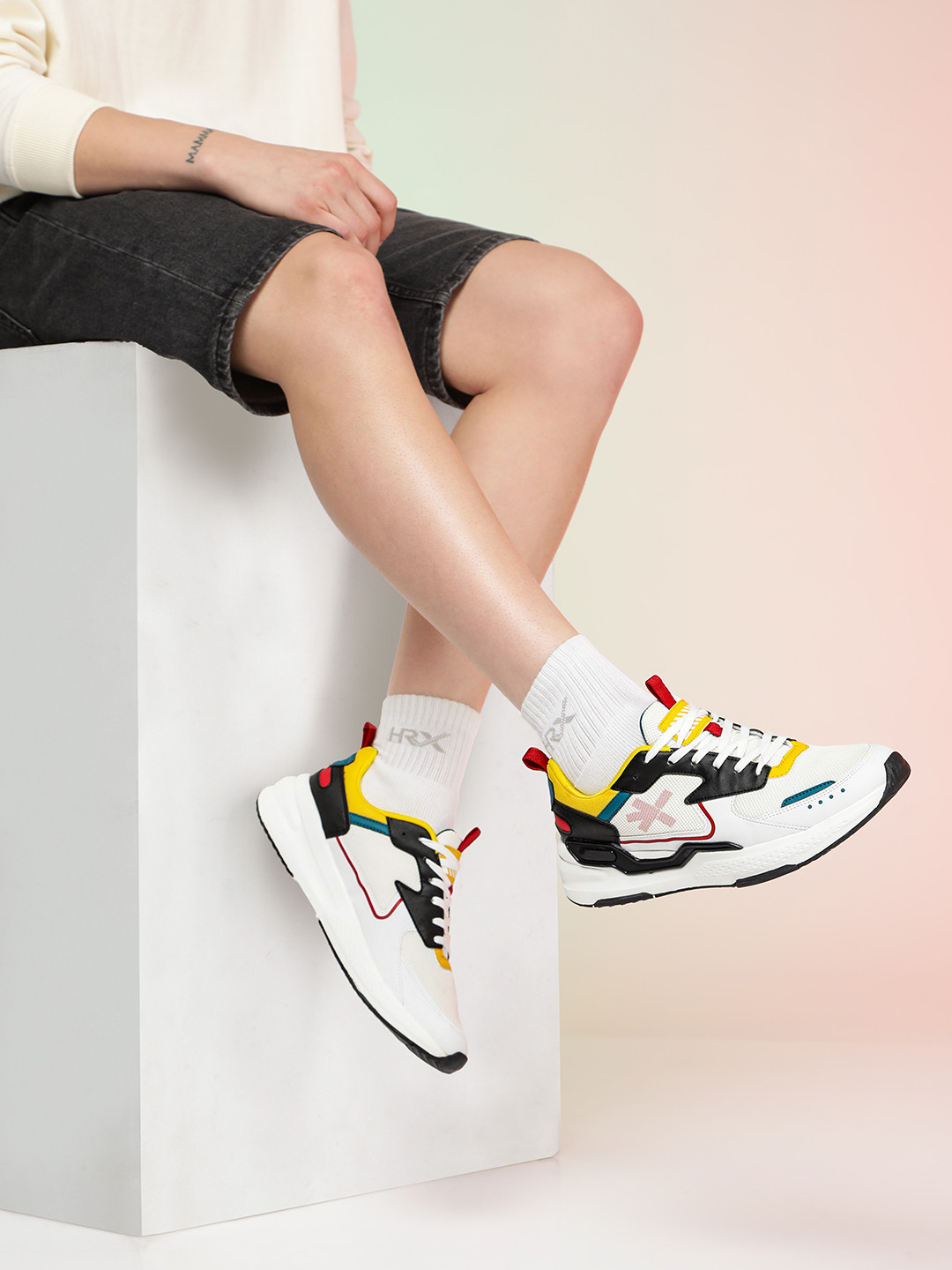 

HRX by Hrithik Roshan Men Everyday Sneakers, White