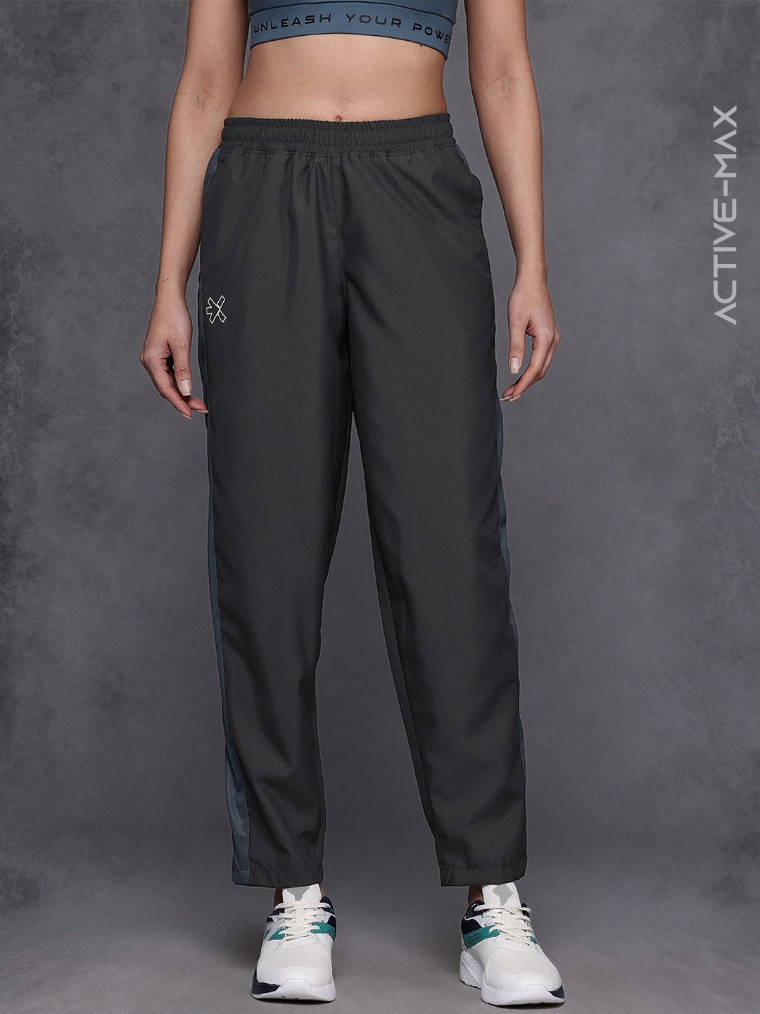 

HRX by Hrithik Roshan Women Rapid-Dry Training Track Pants, Charcoal