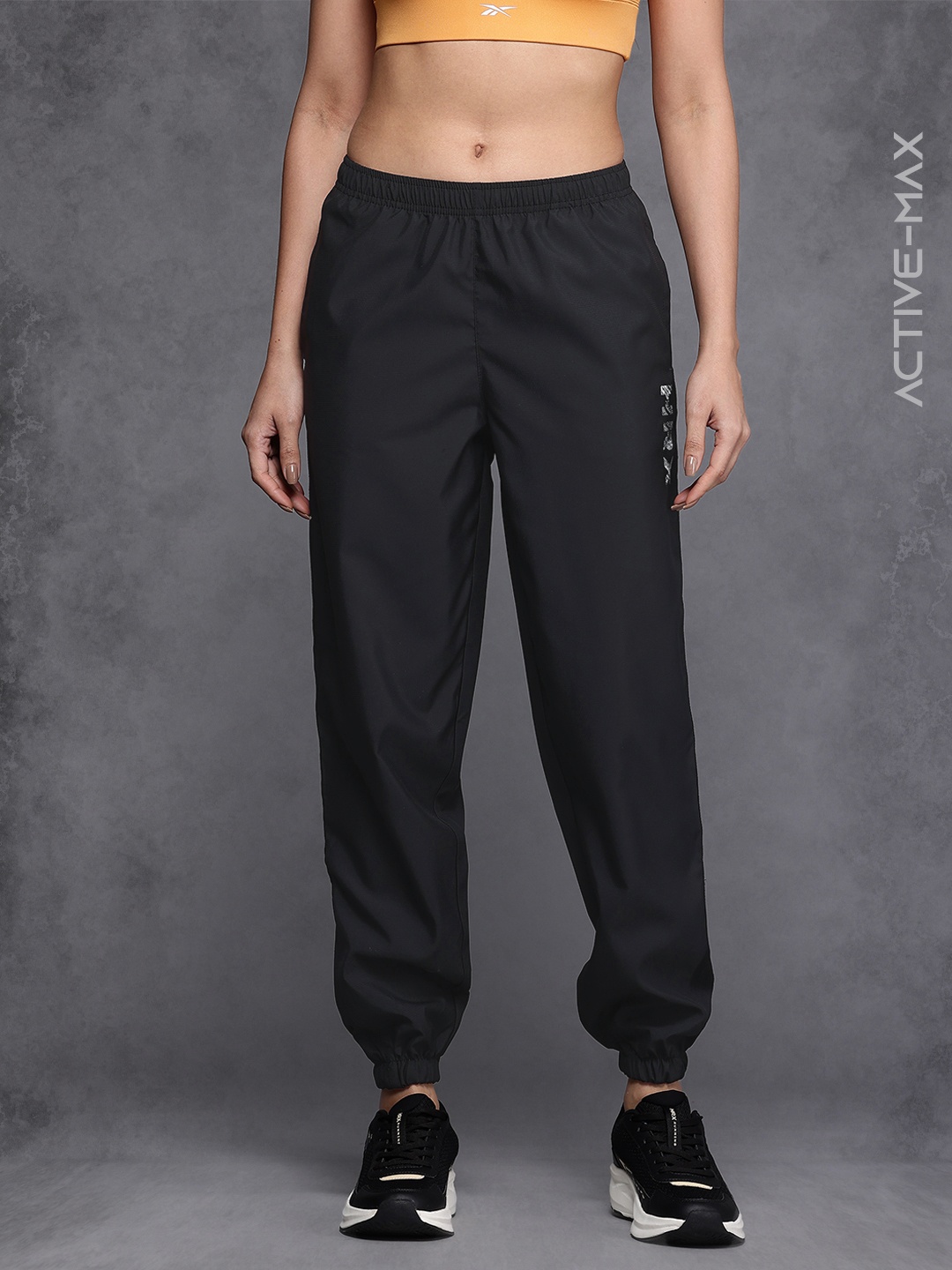 

HRX by Hrithik Roshan Women Rapid-Dry Training Joggers, Black