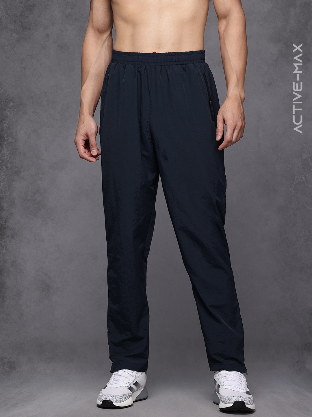 

HRX by Hrithik Roshan Men Rapid-Dry Running Track Pants, Black