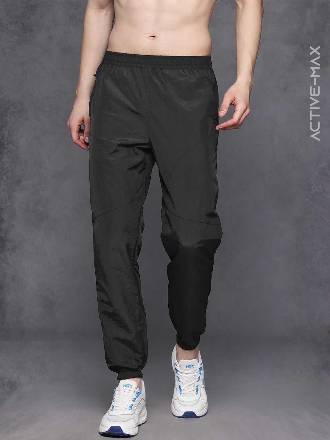 

HRX by Hrithik Roshan Men Rapid-Dry Training Joggers, Black