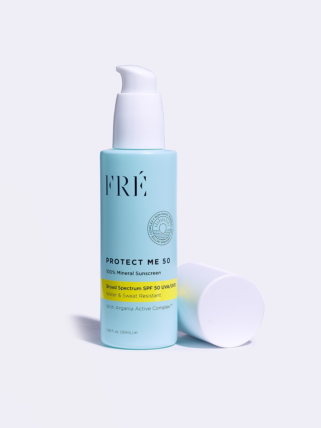 

FRE Protect Me 50 Mineral SPF50 Sunscreen with Argania Active Complex - 50 ml, Blue