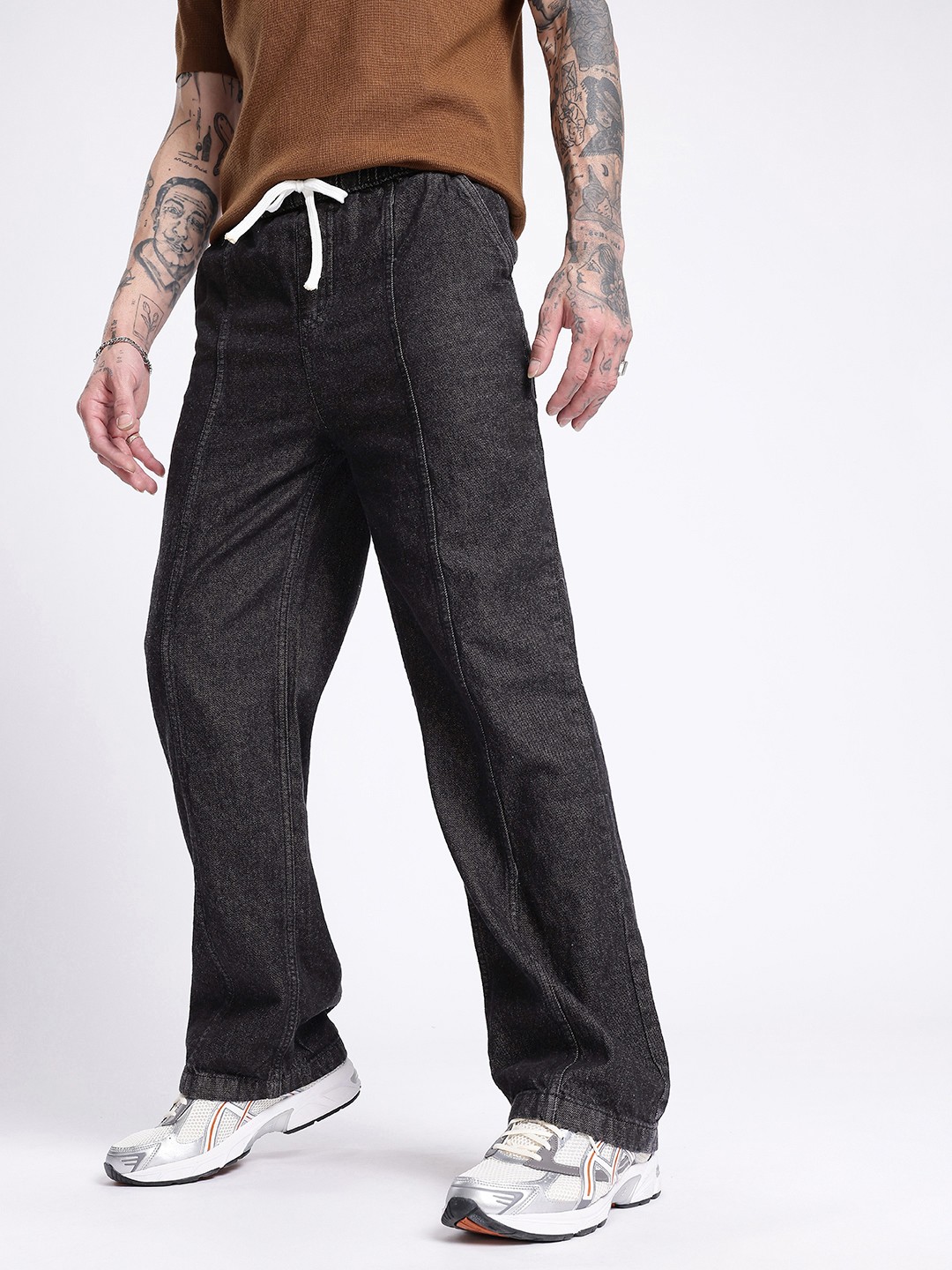 

Kook N Keech Men Street Cool Straight Fit Jeans, Black