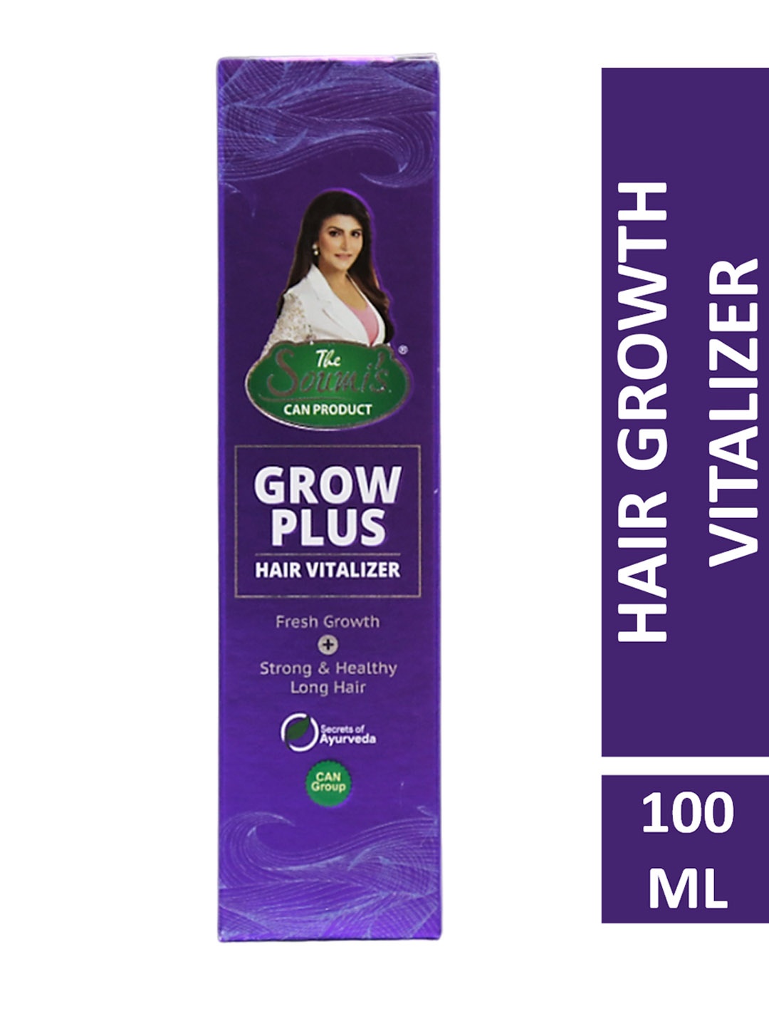

THE SOUMI'S CAN PRODUCT Grow Plus Hair Vitalizer-100ml, Brown