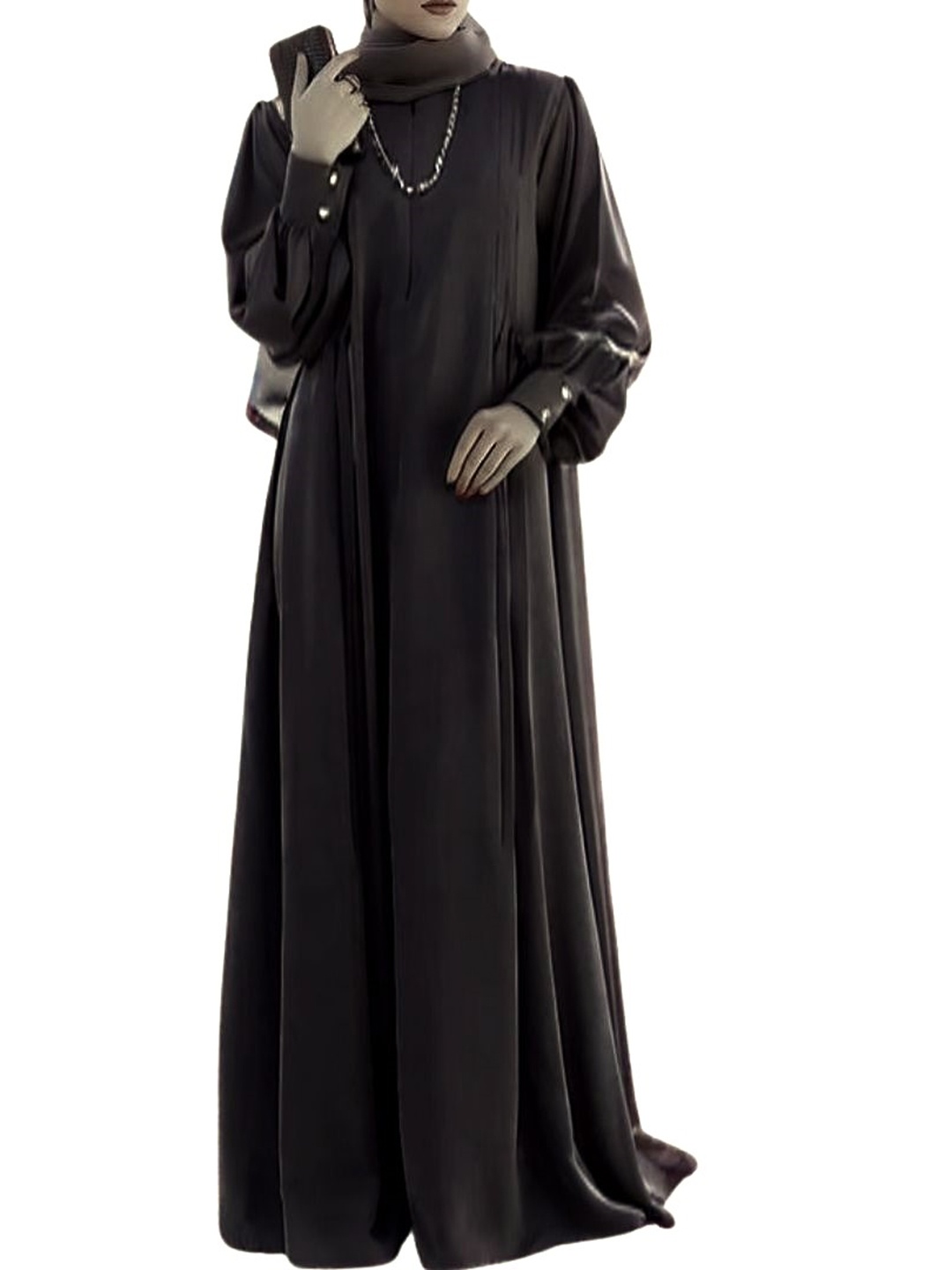 

MUSHKIYA Abaya Burqa With Scarf, Black