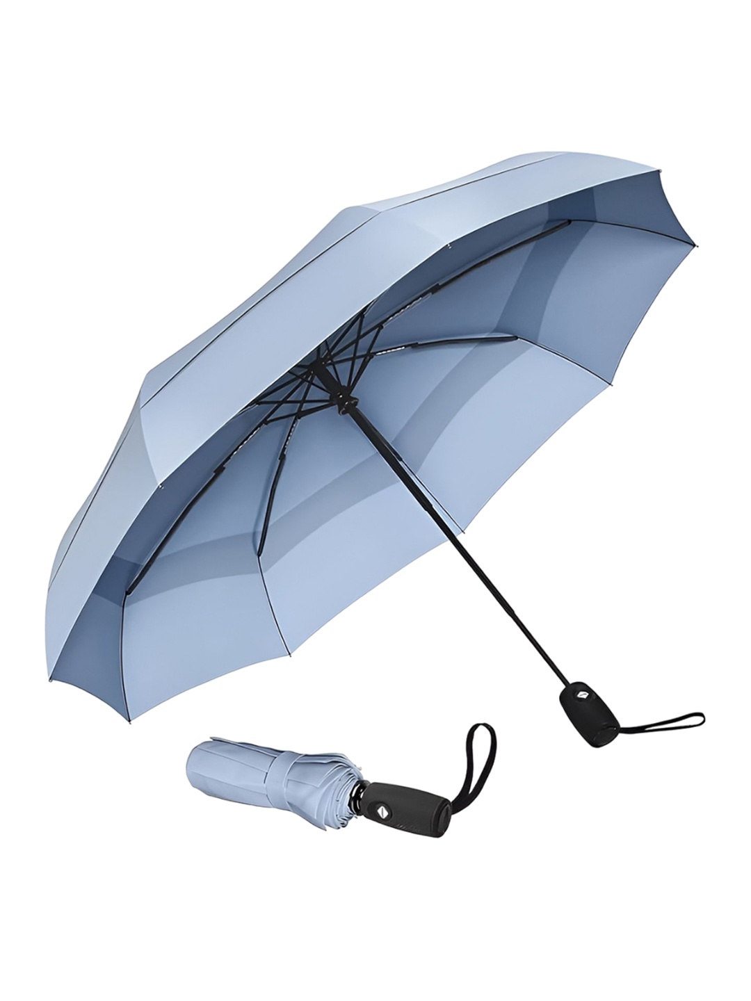 

HOPZ Turquoise Blue Automatic 2 Fold Umbrellas