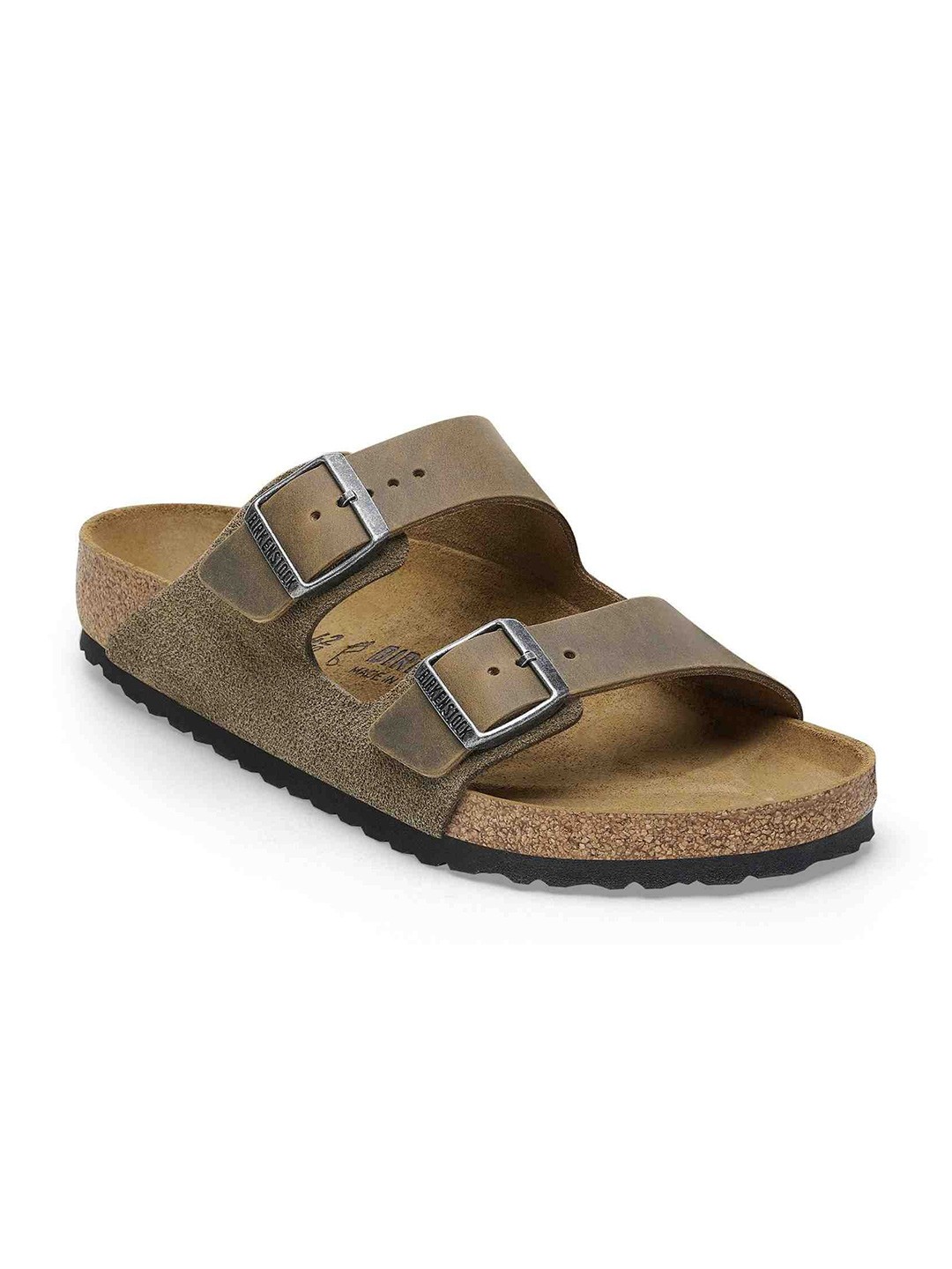 

Birkenstock Leather Two Strap Sandals, Green