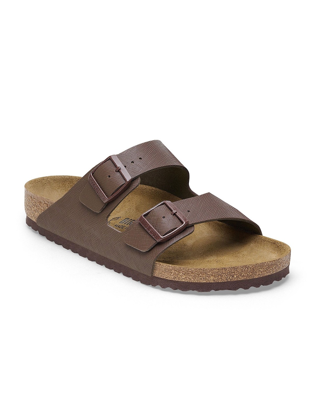

Birkenstock Regular Width Two Strap Sandals With Buckle, Brown