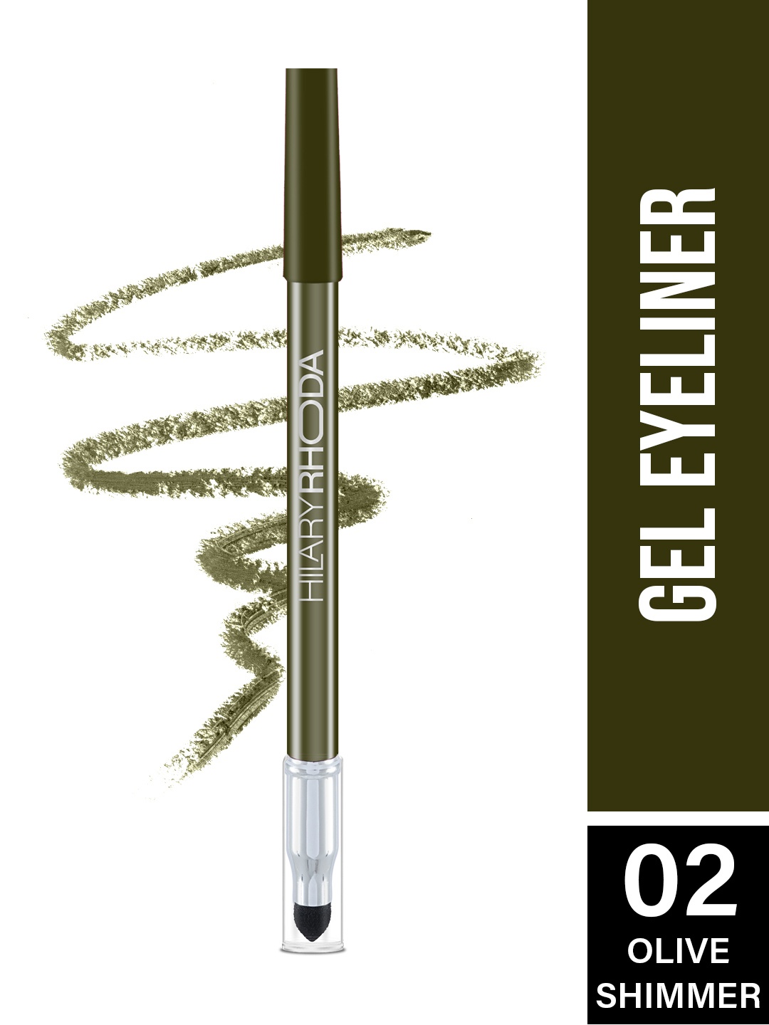 

Hilary Rhoda Play n Blend Highly Pigmented Gel Pencil Eyeliner 1.5g - Olive Shimmer 02, Green