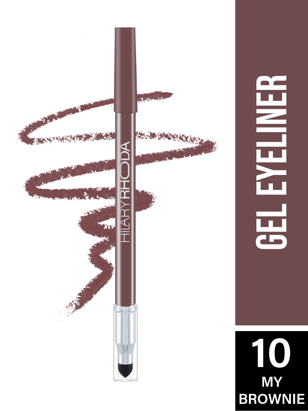 

Hilary Rhoda Play n Blend Highly Pigmented Gel Pencil Eyeliner 1.5g - My Brownie 10, Brown