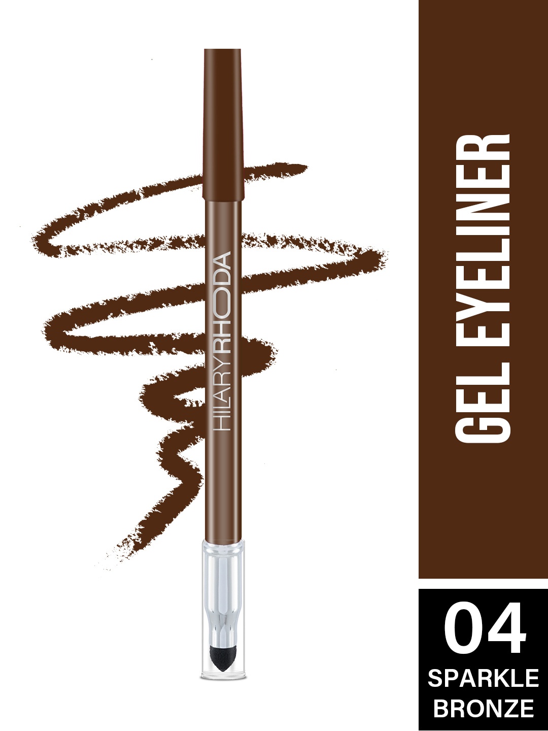 

Hilary Rhoda Play n Blend Highly Pigmented Gel Pencil Eyeliner 1.5g - Sparkle Bronze 04, Brown