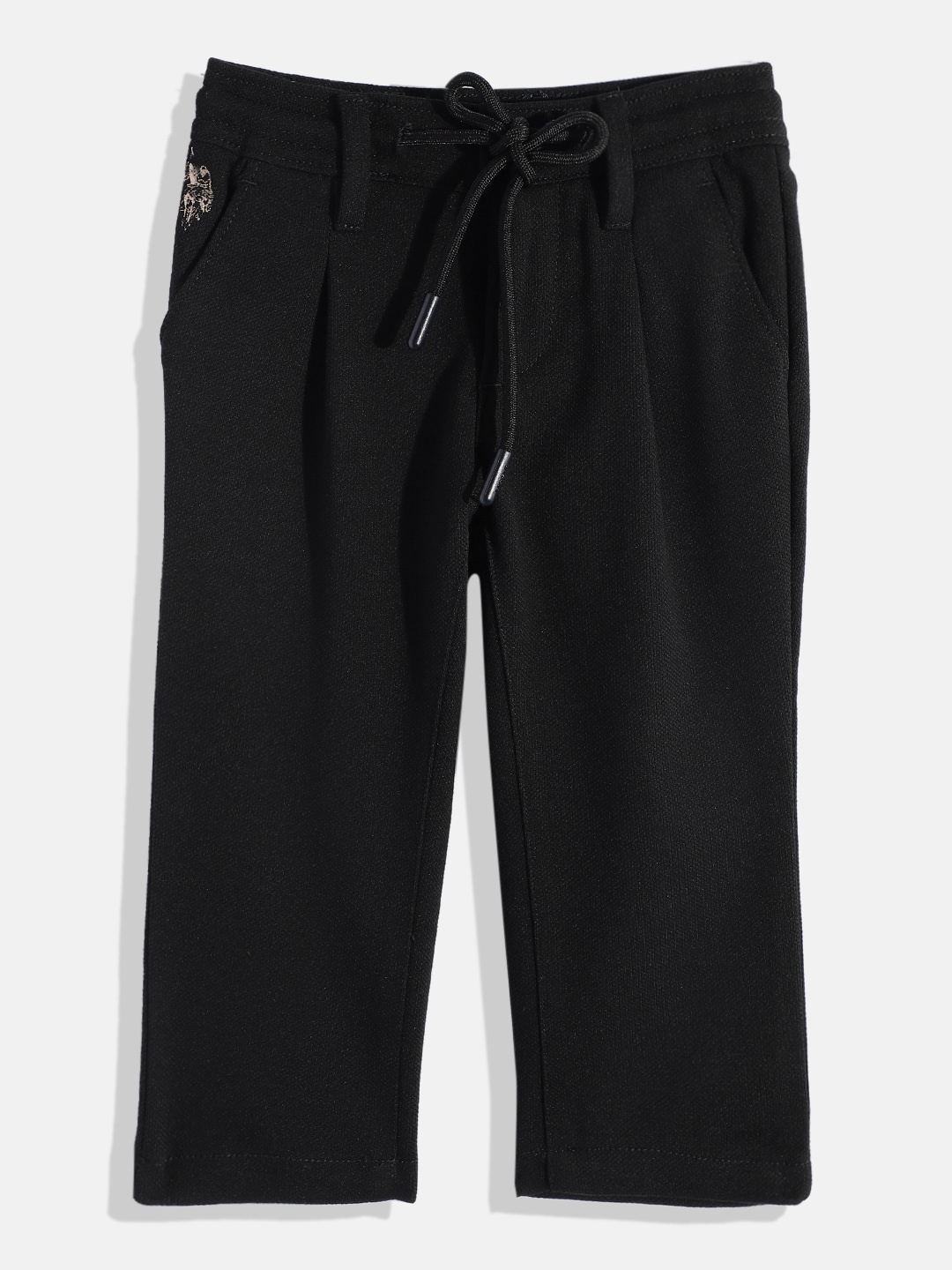 

U.S. Polo Assn. Kids Boys Regular Fit Trousers, Black