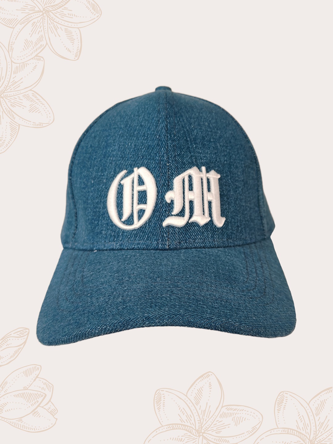 

MAATIR DESIGNS Unisex Embroidered Baseball Cap, Blue