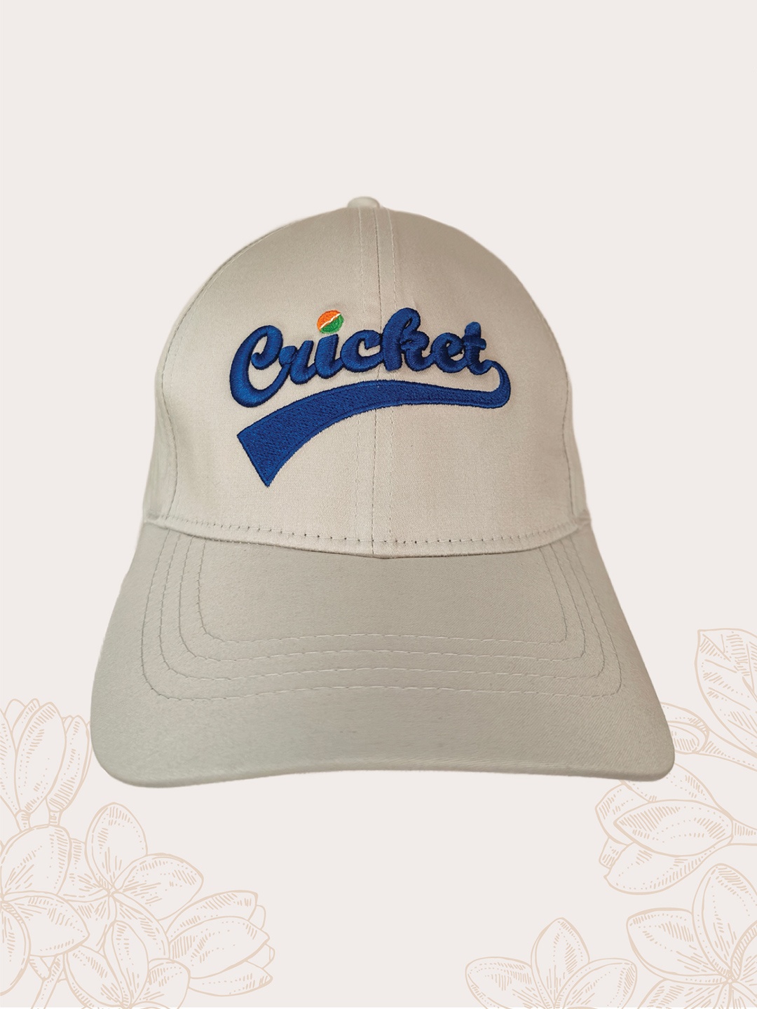 

MAATIR DESIGNS Unisex Embroidered Baseball Cap, Grey