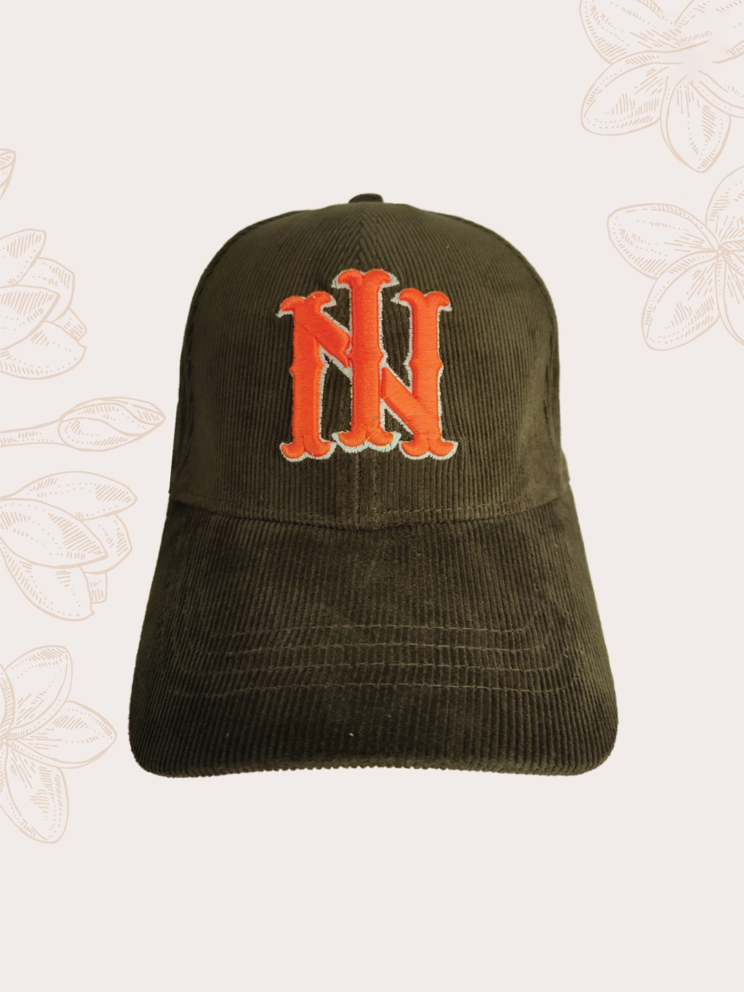 

MAATIR DESIGNS Unisex Embroidered Baseball Cap, Olive