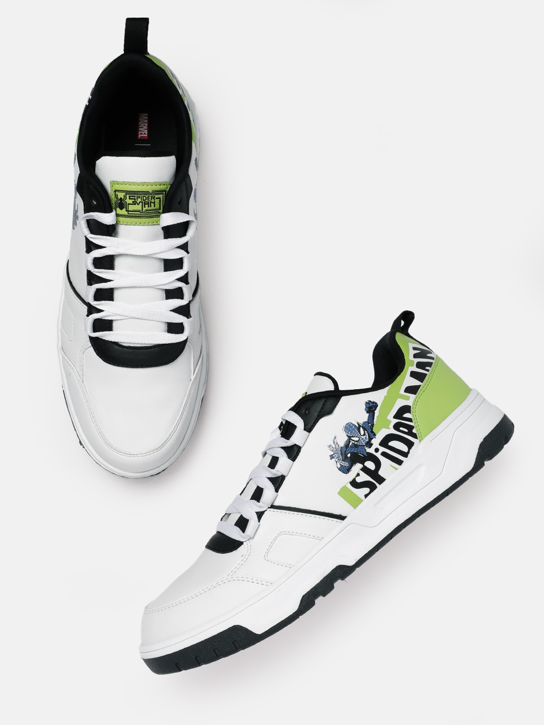 

MARVEL STREET Men Spider-Man Printed Sneakers, White