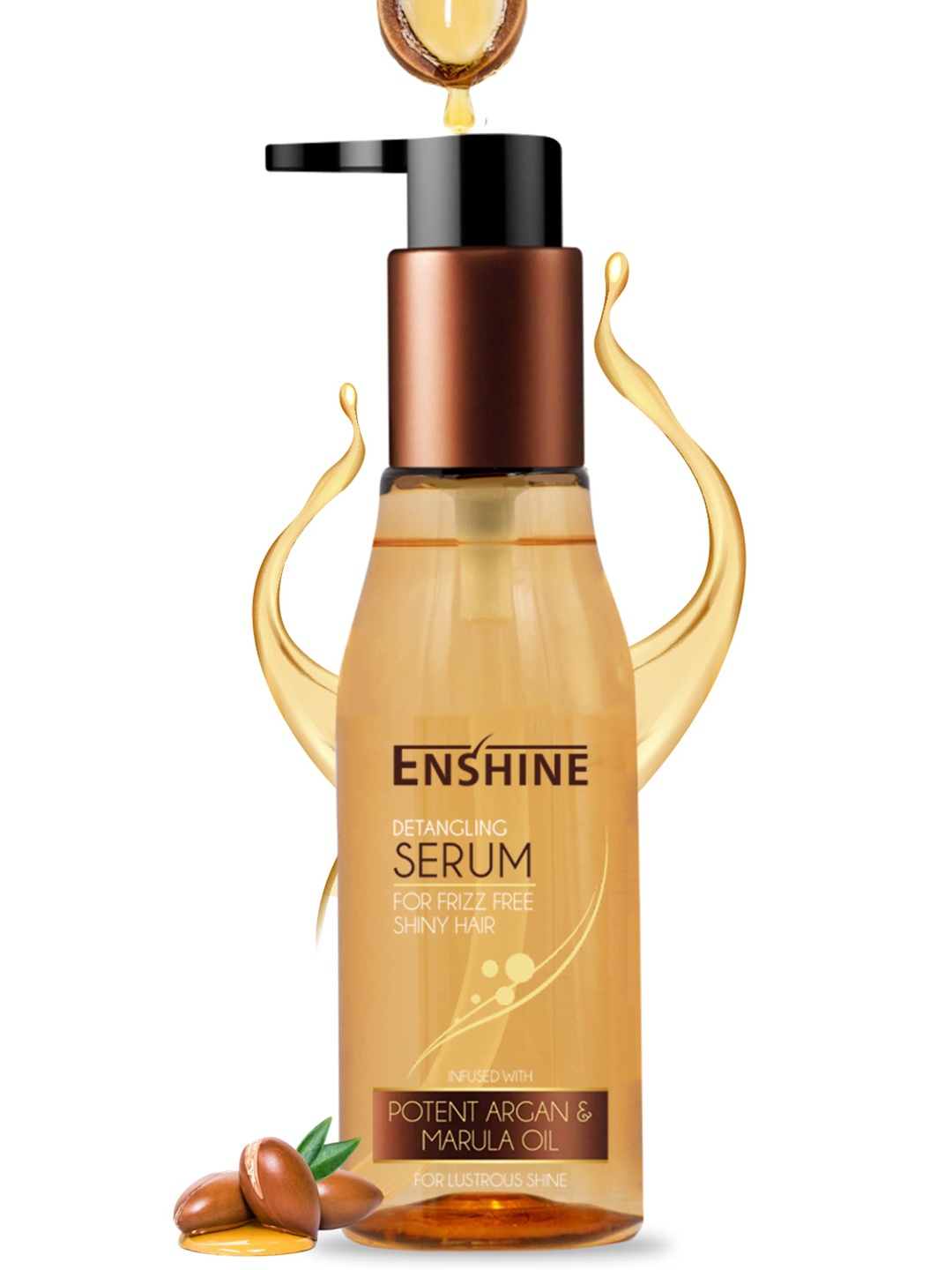 

ENSHINE Detangling Non-Sticky Hair Serum - 110ml, Na