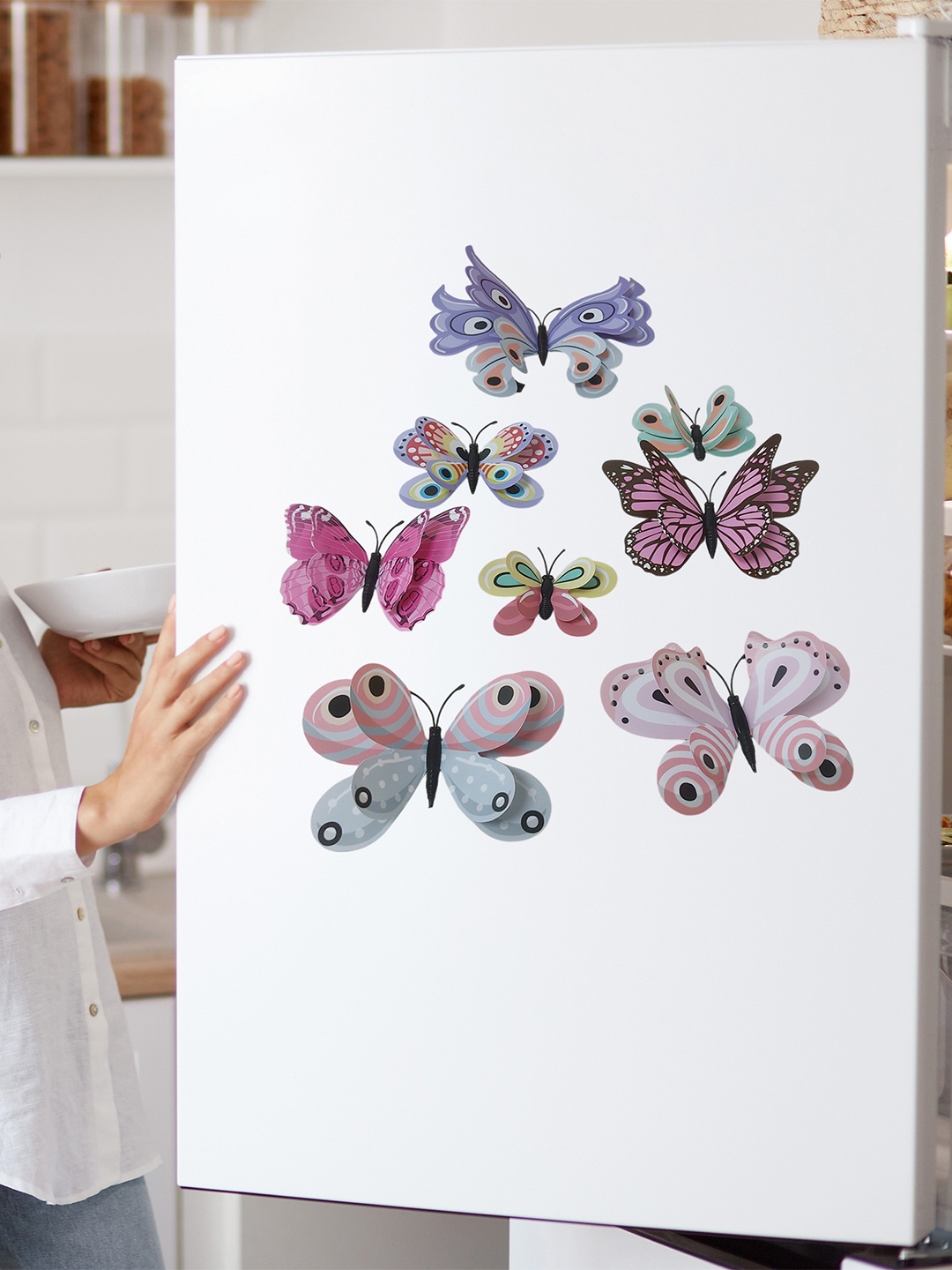 

Art Street 12 Pcs Butterfly Wall Sticker, Blue