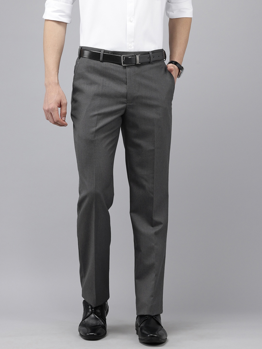 

Park Avenue Men Formal Trousers, Grey