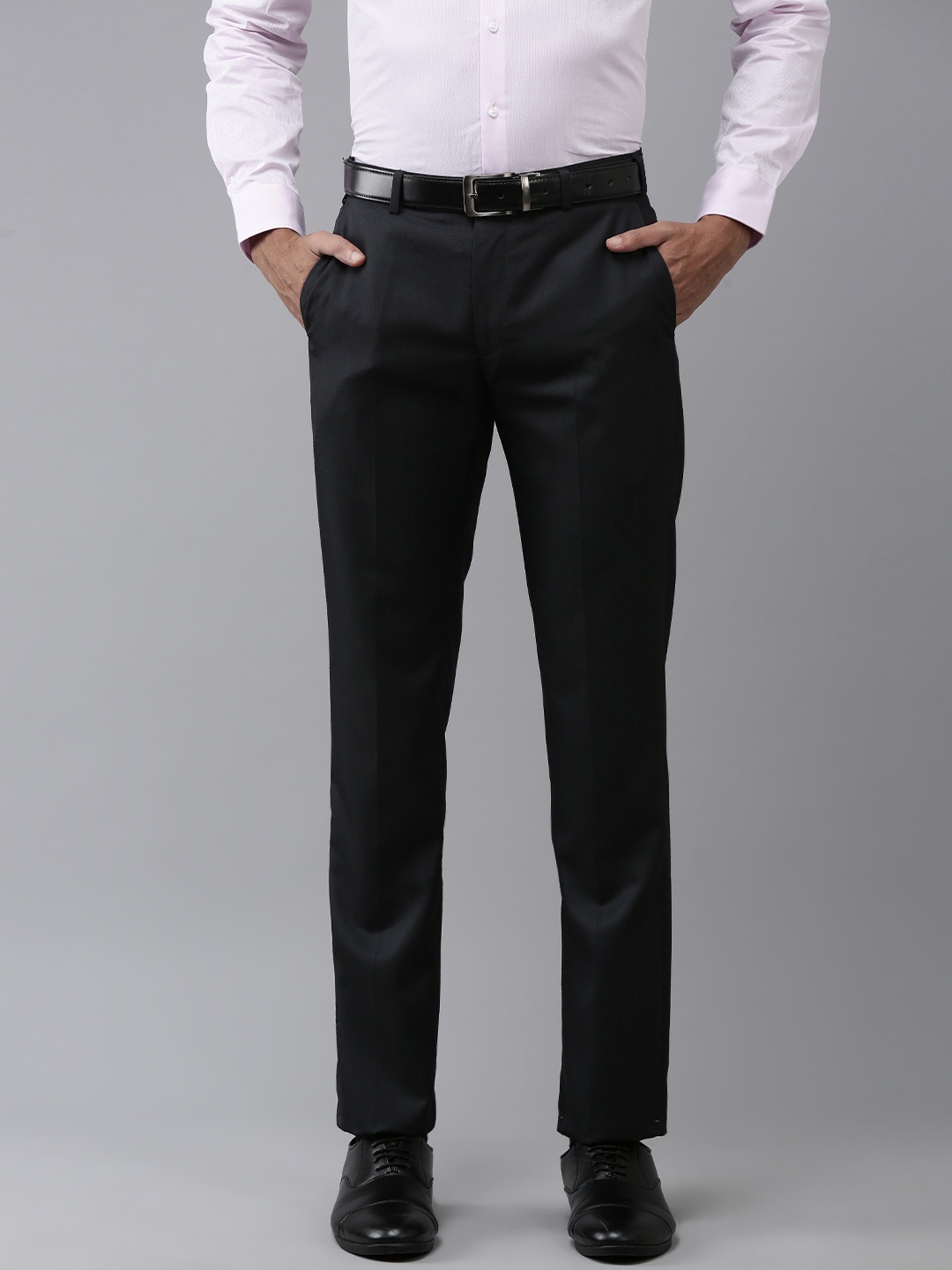 

Park Avenue Men Formal Trousers, Navy blue