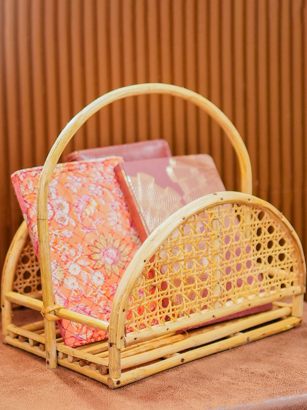 

AJAARA Beige Rattan Book Holder