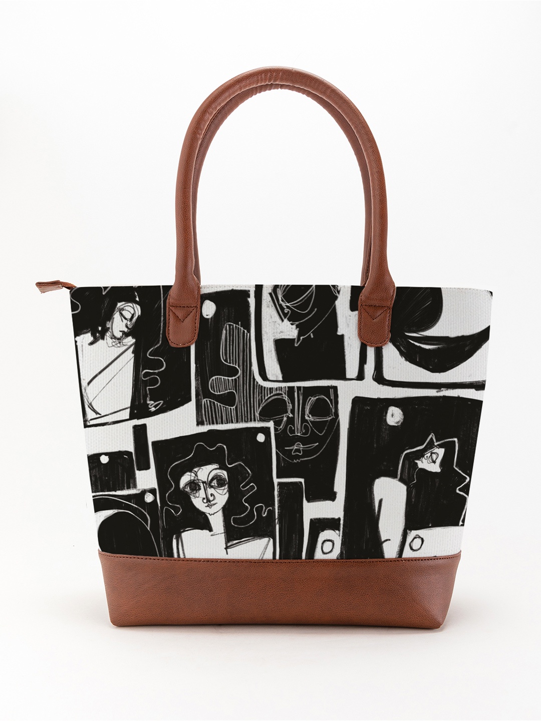

Kalankit Printed Oversized Shopper Tote Bag, Black