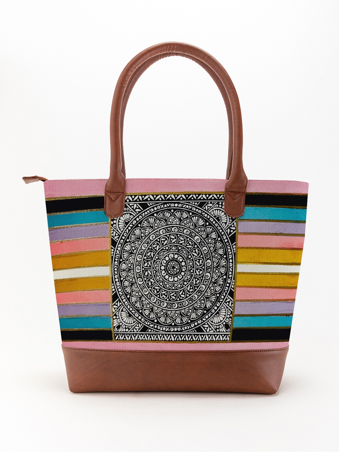 

Kalankit Striped Shopper Tote Bag, Pink