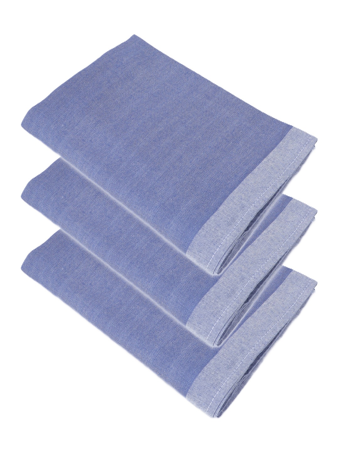 

ZAHYA Navy Blue Set of 3 Bamboo Gym Face Towels