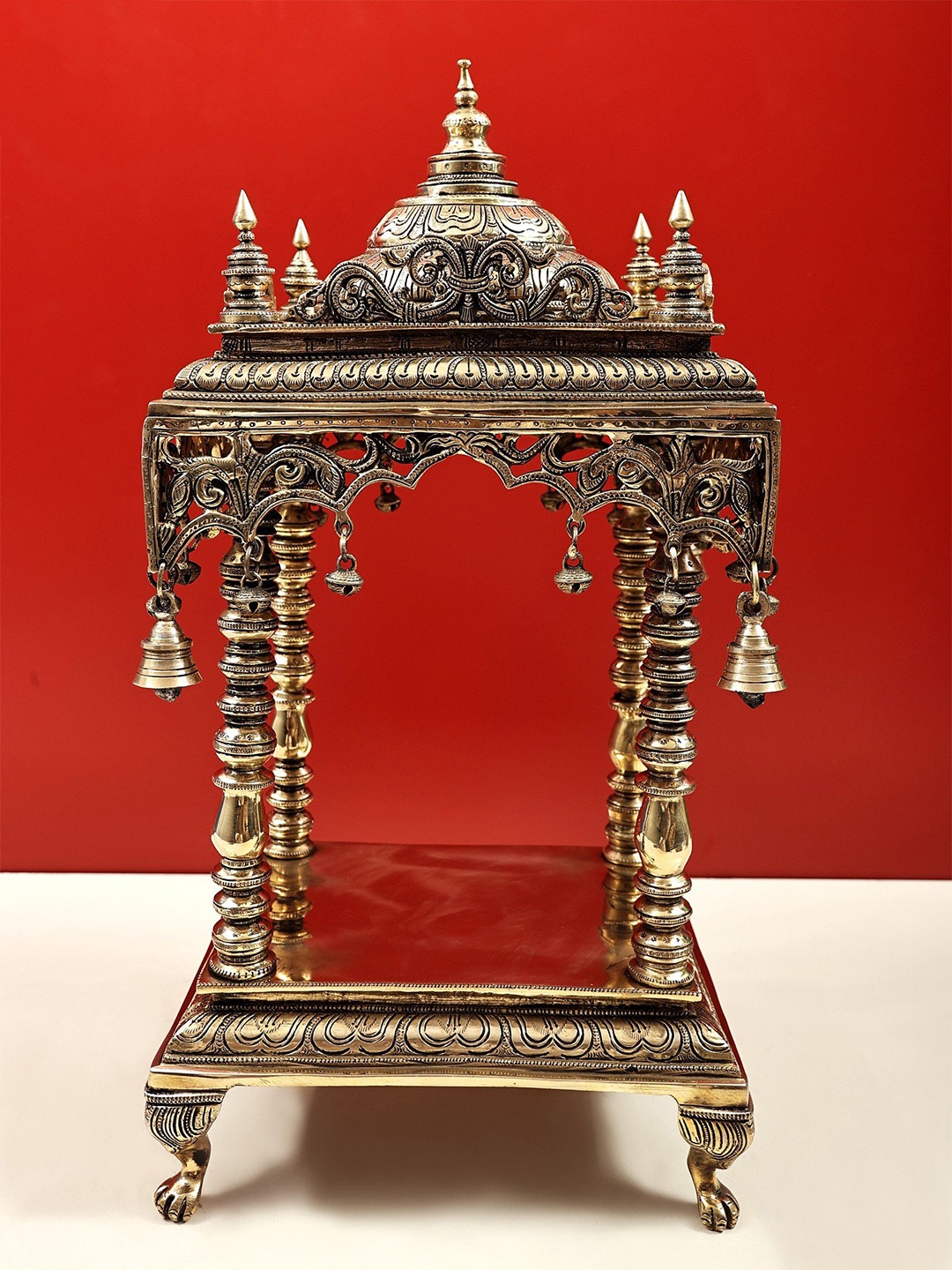 

Exotic India Beige & Brown Figurine Showpiece