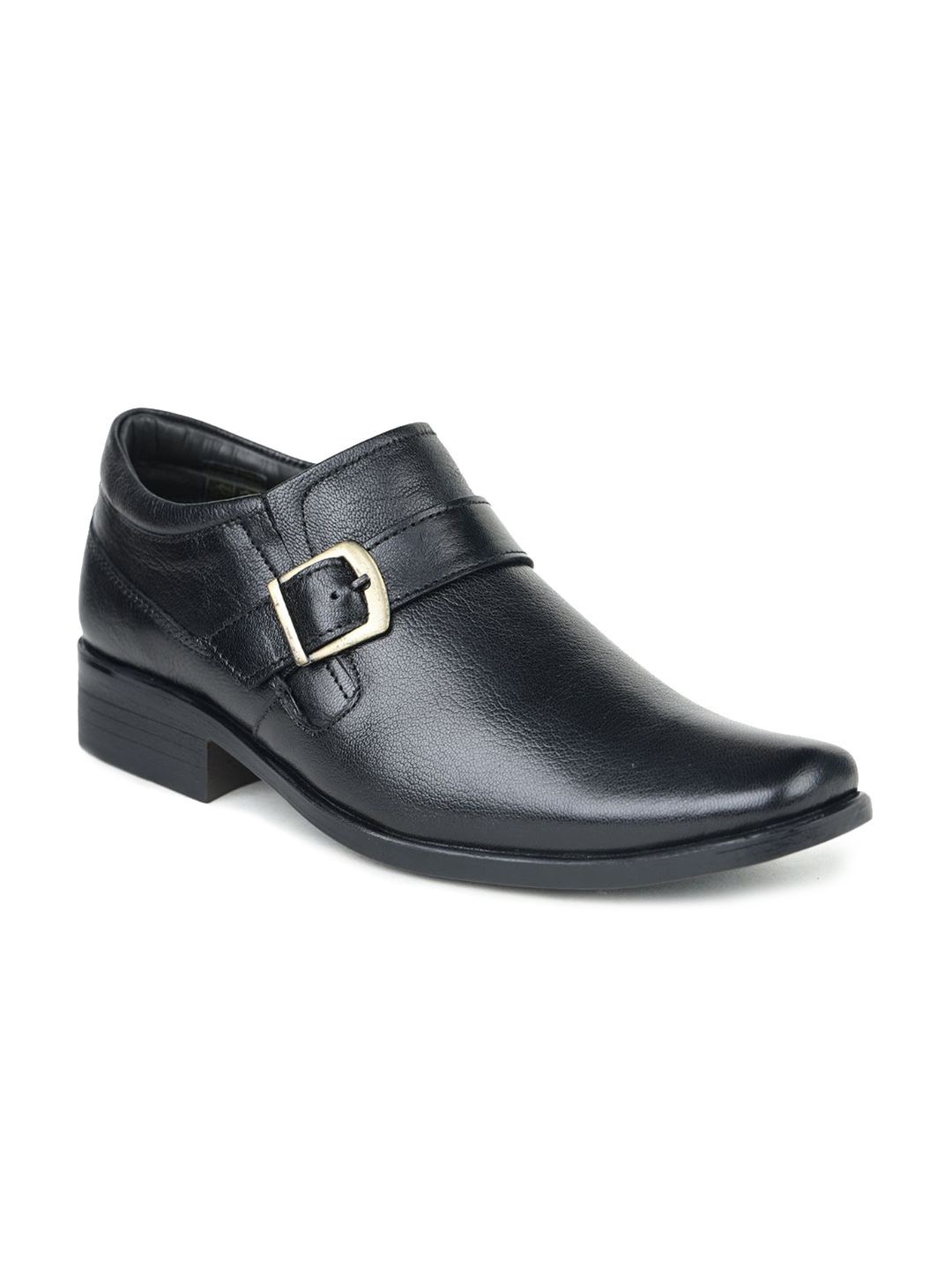 

Zoom Shoes Men Textured Leather Fashion, Black