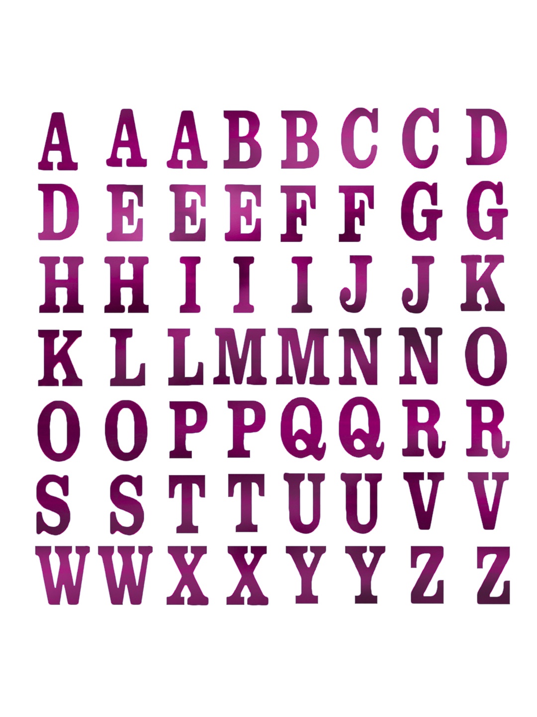 

Comet Busters Pink & White Printed Self-Adhesive Alphabet Wall Sticker